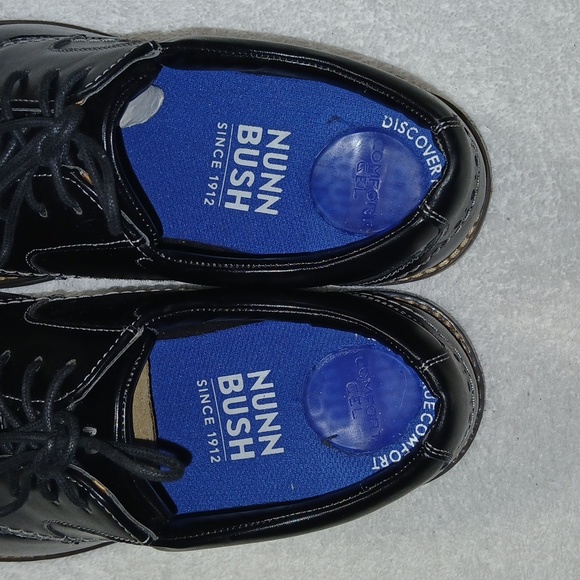 Nunn Bush Griff Black Dress Shoes Size 9.5 M Mens main image 7